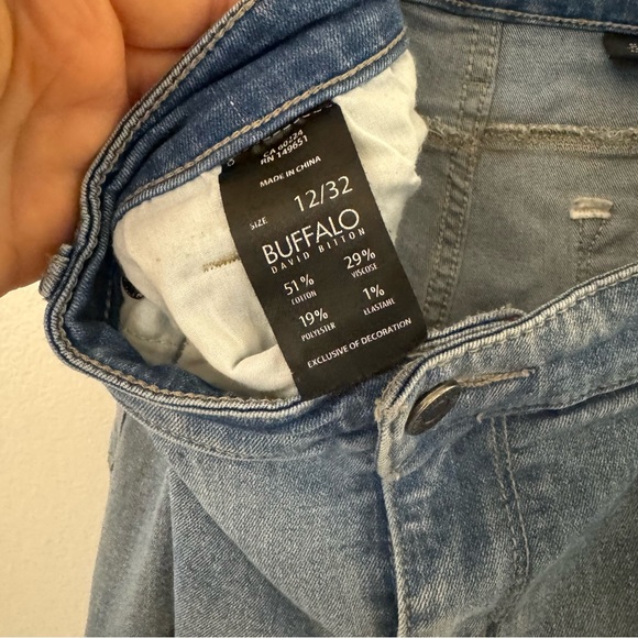 Buffalo David Britton Jess RIP & Repair Mid -Rise Skinny - Picture 3 of 8